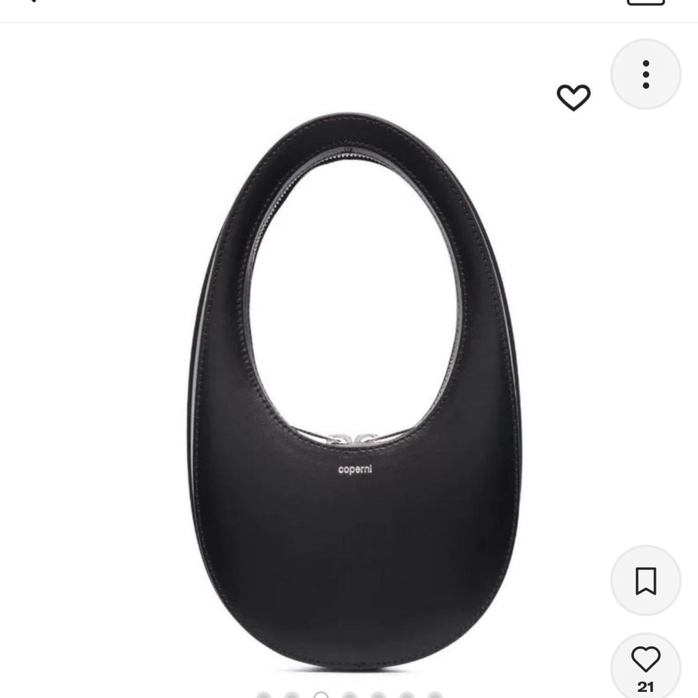Coperni Mini Swipe Bag in Black